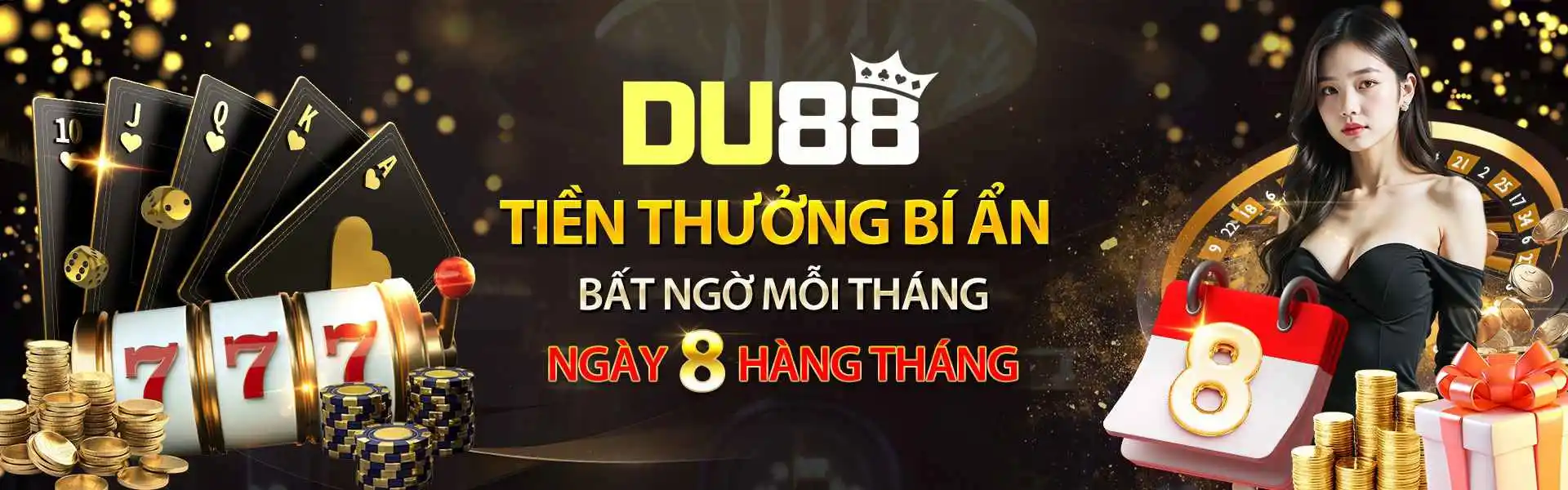 Banner DU88 về nội dung casino thể thao và slot game